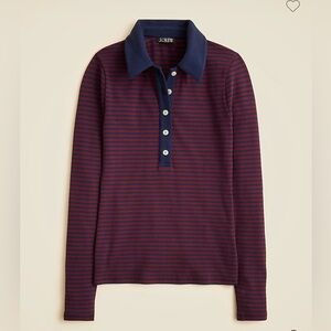 J. Crew Sz medium NWT PERFECT RIBBED POLO SHIRT